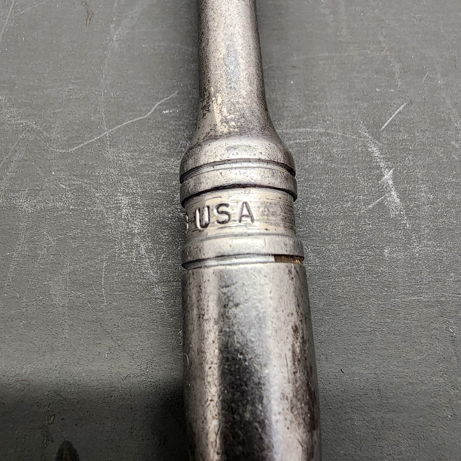 Vintage Snap on F710B 3/8″ Drive 7.5″ Long Standard Ratchet USA 1961