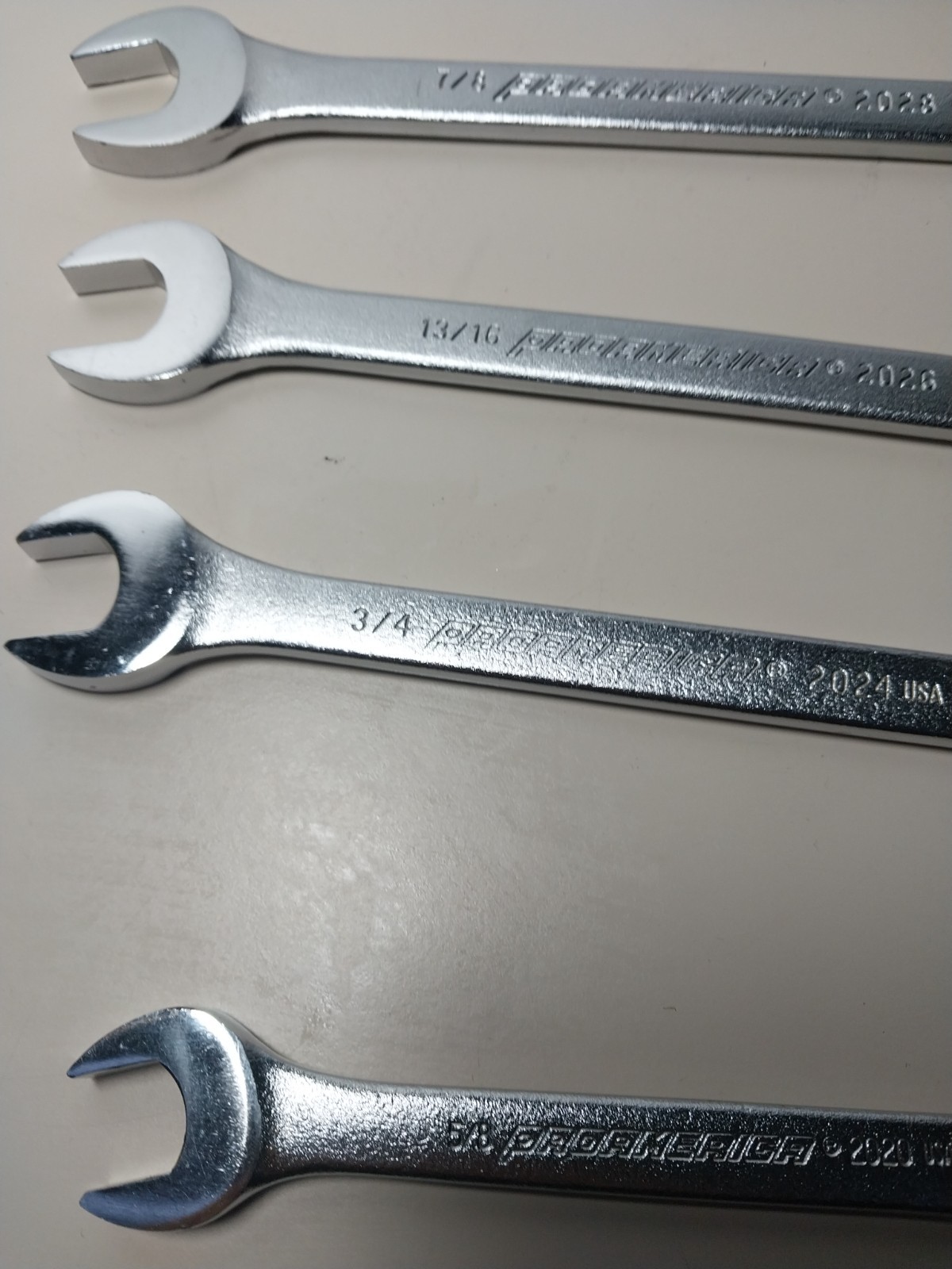 6 Pieces Combination Wrenches proamerica 6 Pieces 1″ /15/16 /7/8 /13/163/4/5/8
