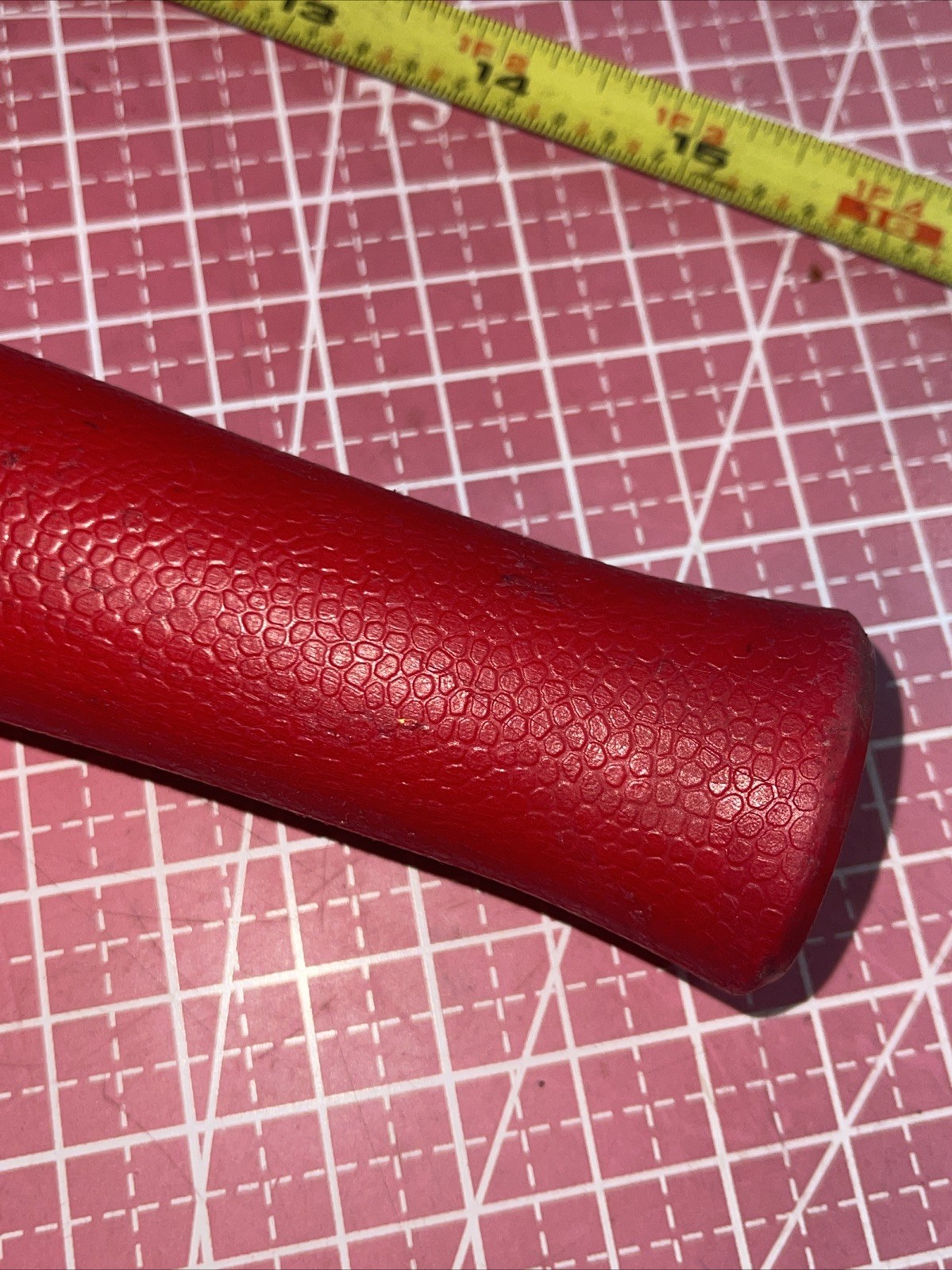 Vintage Stanley USA 13 In Red Fiberglass Handle Claw Hammer 1.9 Lb USA 🇺🇸 13”