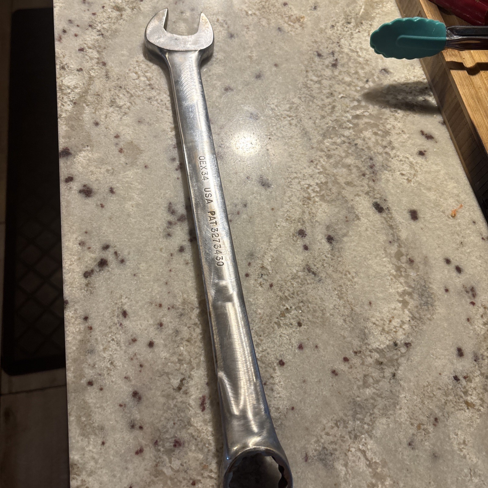 Snap-On Tools USA 1-1/16” Wrench SAE Combination Chrome OEX34