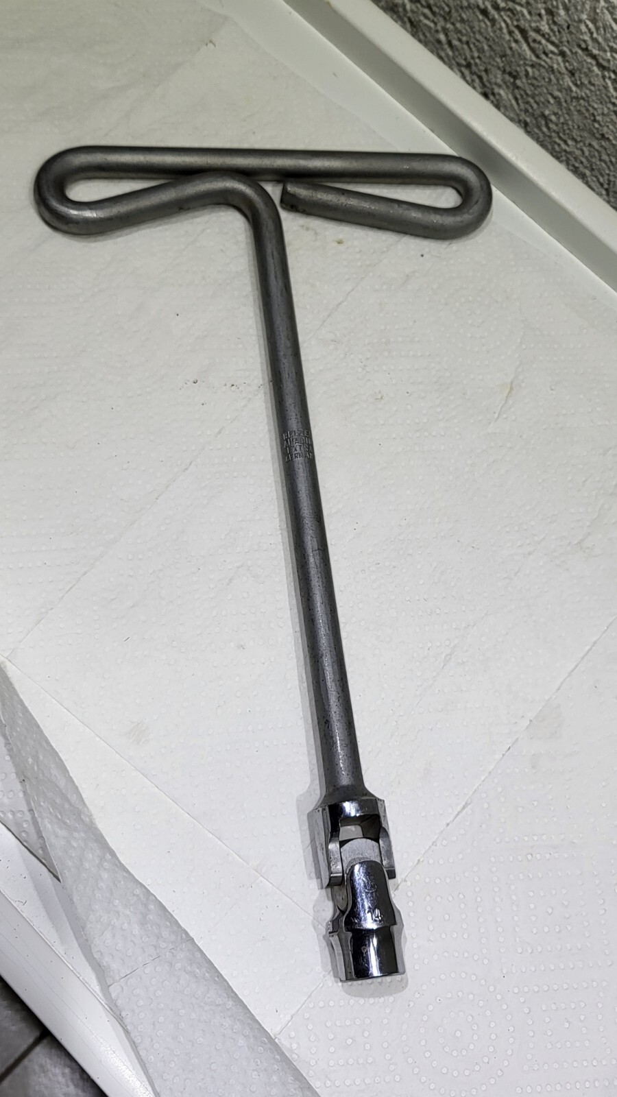 Old Belzer Cardan Joint Socket 2400 – 14 mm T-Handle Excellent
