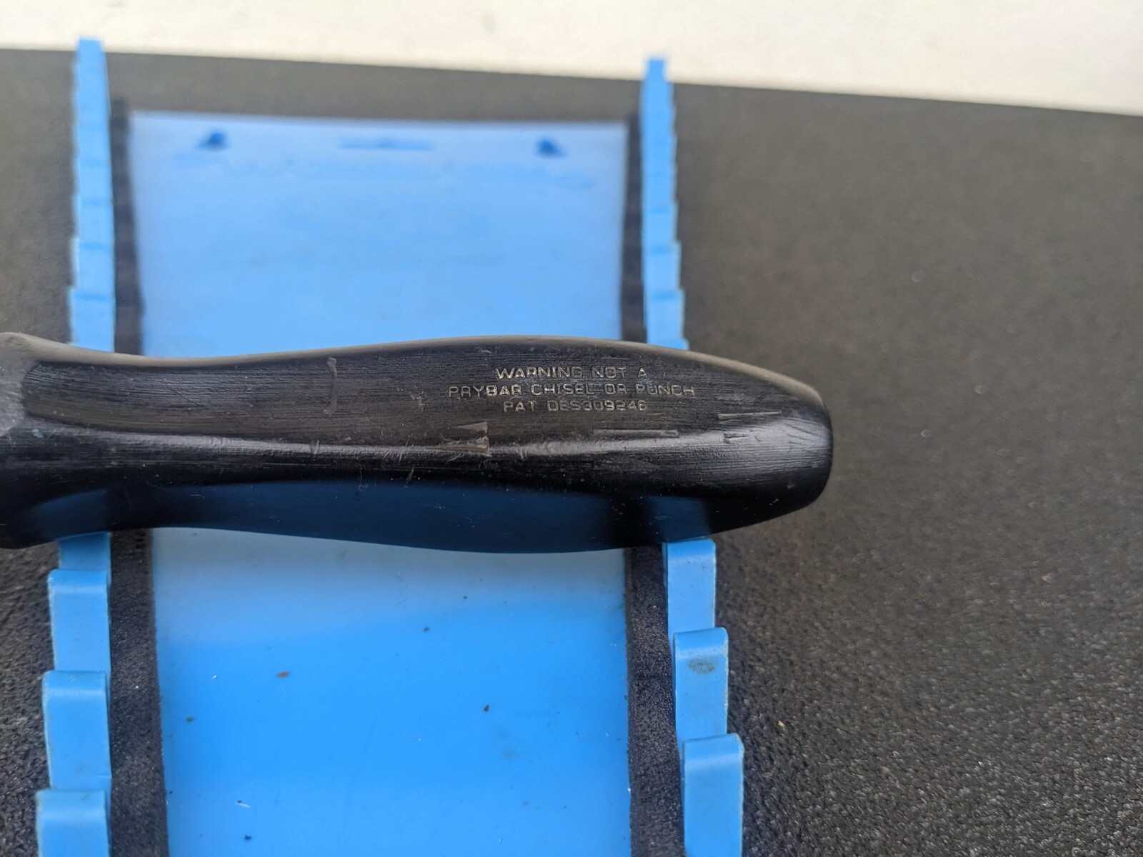 #bk358 Snap-On SDS4 4″ # 2 Flathead BLACK Slimline Handle Screwdriver USA