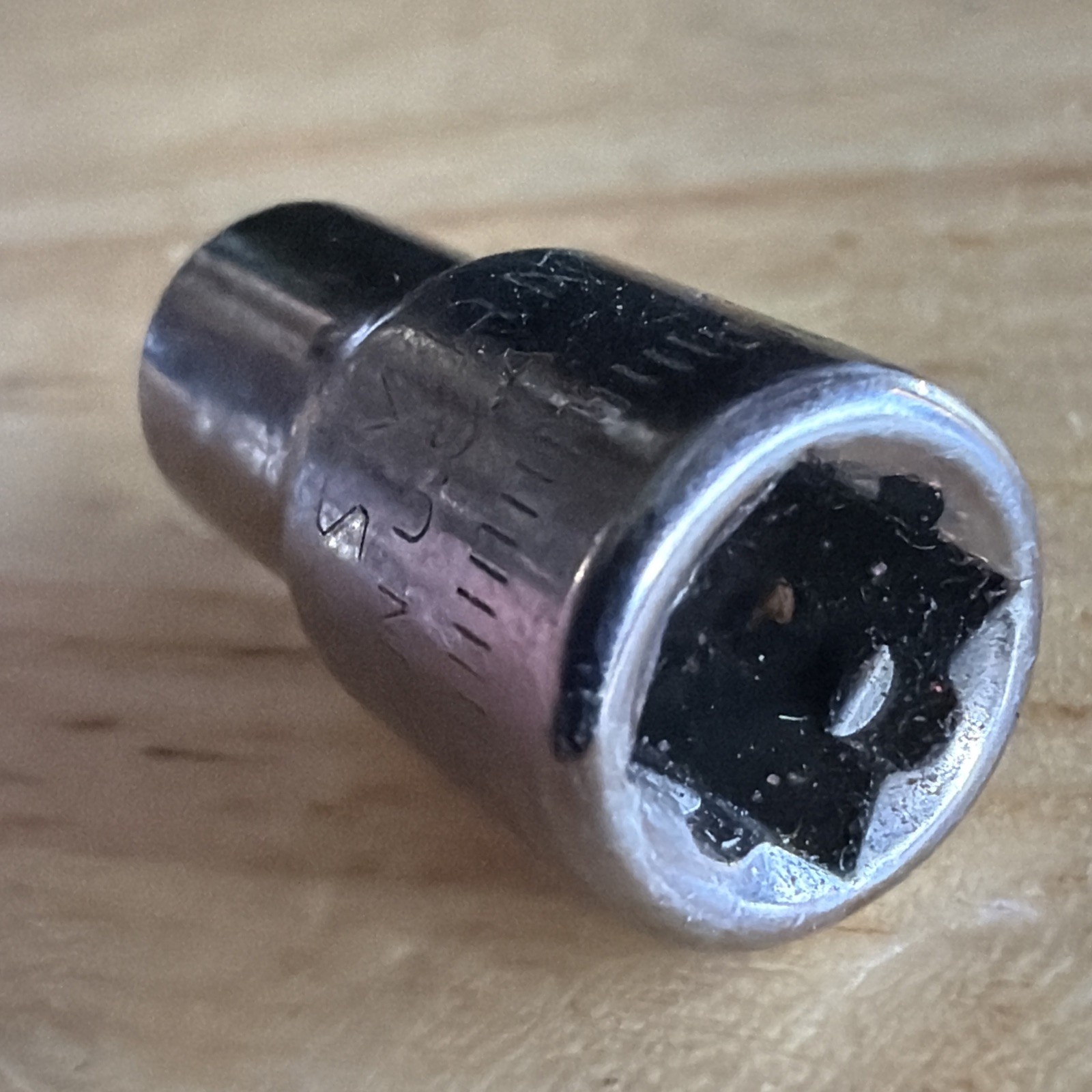 Craftsman 6mm Shallow Socket 1/4″ Drive 6 Point G2 Series 43502 Made in USA