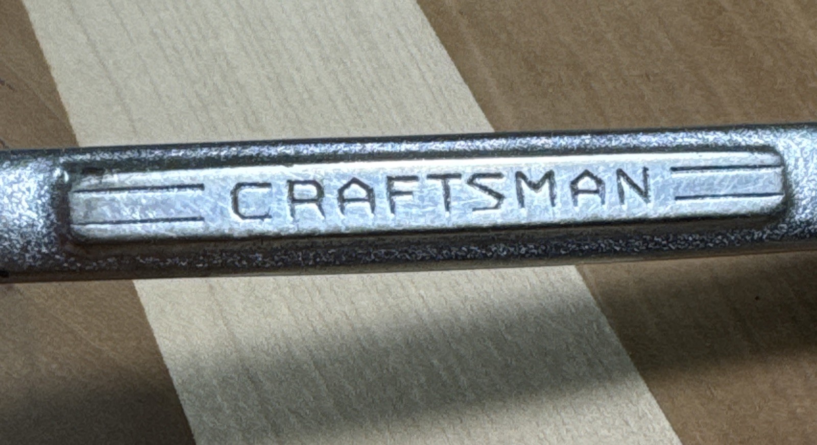 Vintage Craftsman =V= 19/32in. x 11/16in. Double Open End Wrench Forged in USA