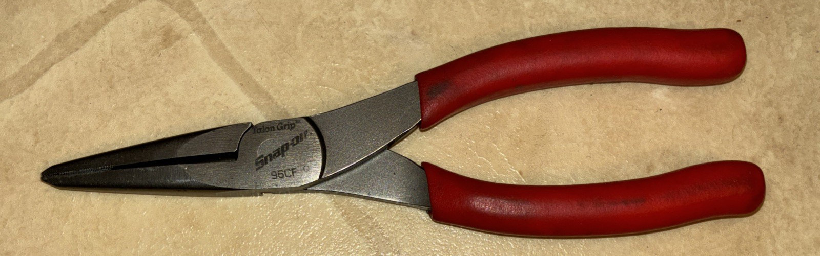 Snap-On 96ACF Talon Grip Red Needle Nose Pliers