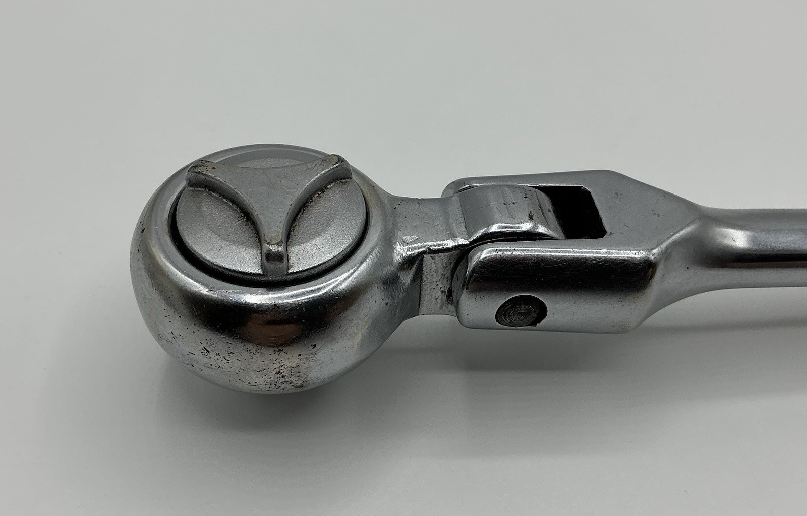 Vtg INDESTRO USA #3270 Indexing Flex Head 1/2” Drive Ratchet Just Serviced