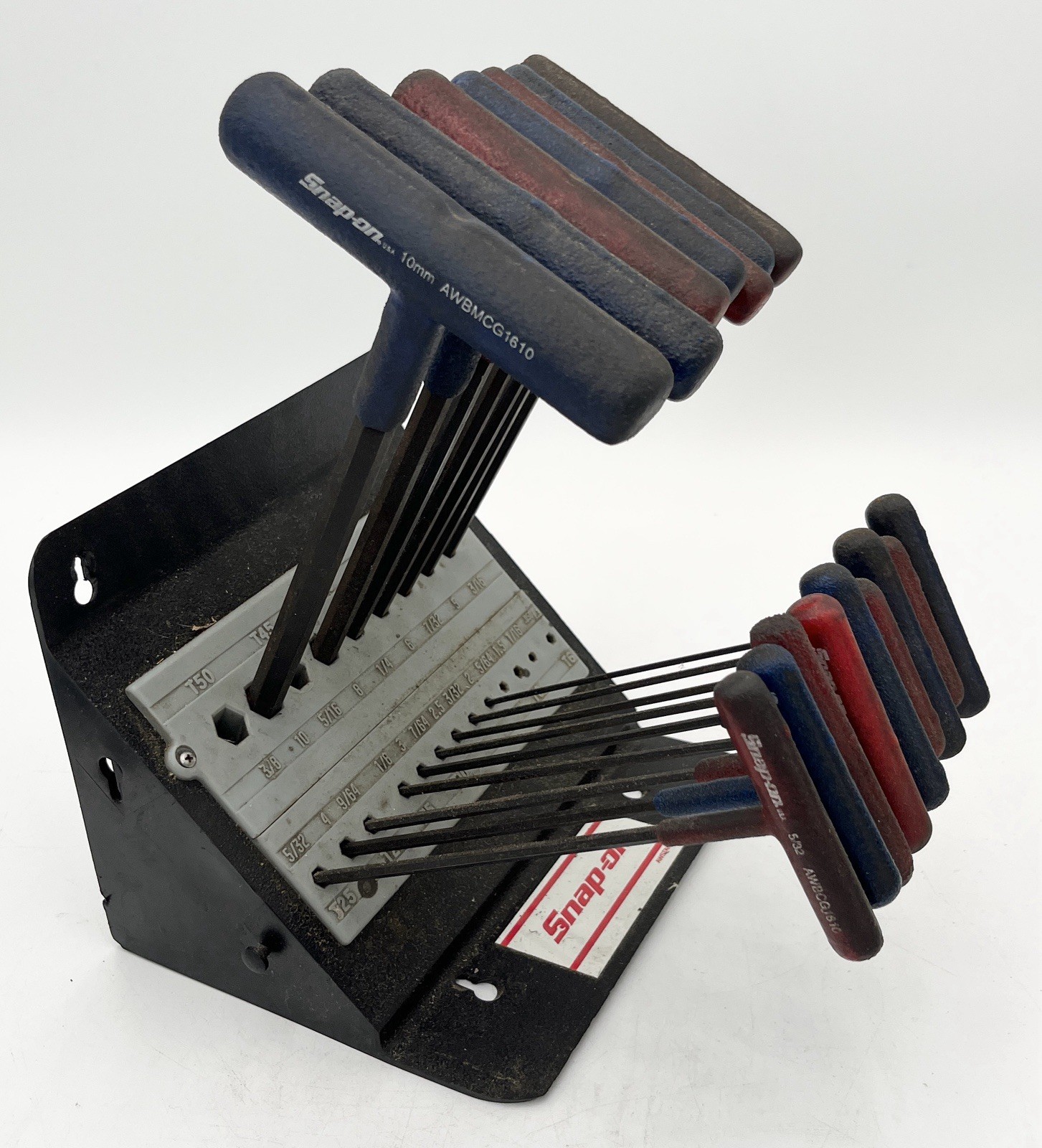 Snap-on Tools USA 16pc SAE & Metric Soft Grip T-Handle Ball Hex Wrench Set