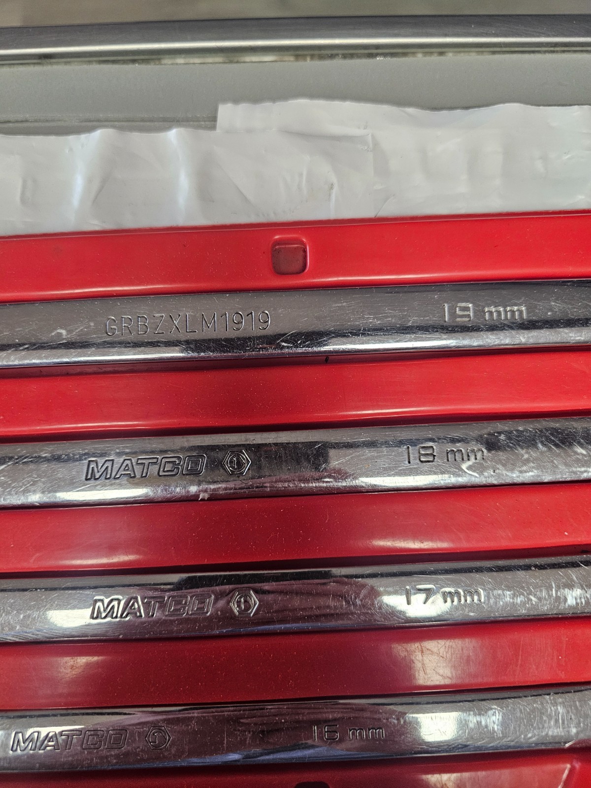 Matco GRBZXLM 10pc Extra Long 10mm-19mm Ratcheting Set