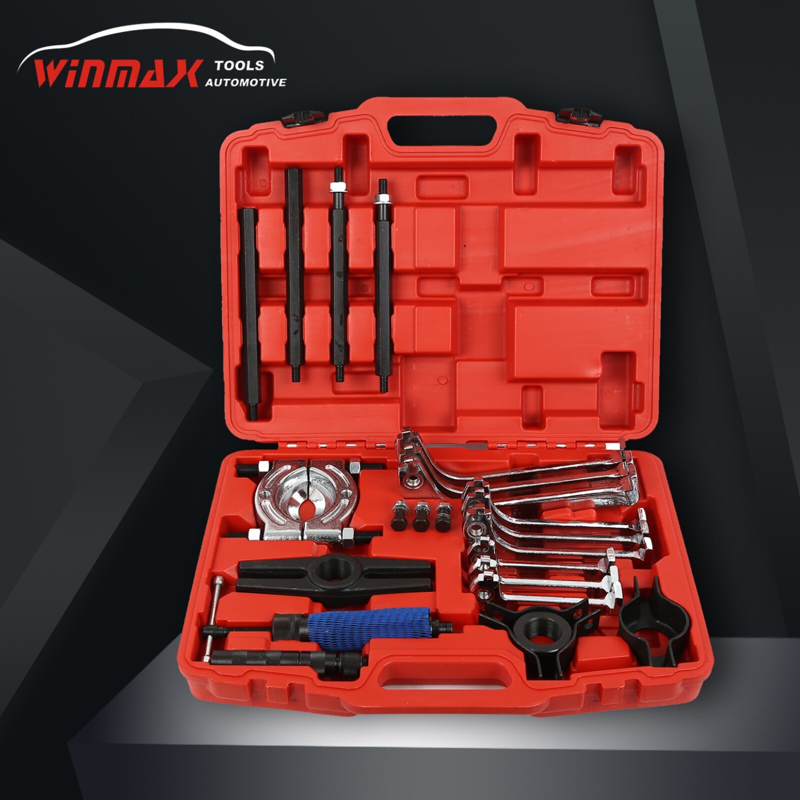 4 / 6 / 8 in 10 Ton Hydraulic Gear Puller Remover Bearing Separator 1-1/2 in Dia