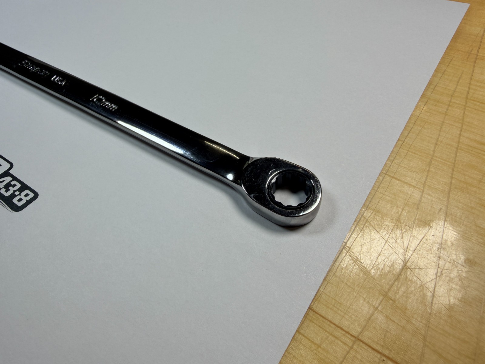 Snap-On Tools NEW 10mm Metric High-Performance Ratcheting Box Wrench XDLRM10