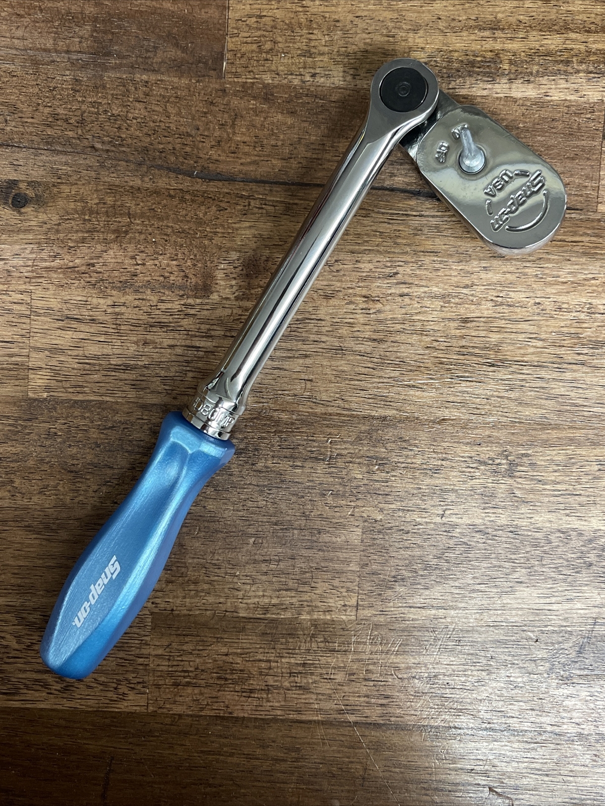 *NEW* Snap On Tools FHD80MP 3/8″ Indexing Head PEARL Blue Hard Handle Ratchet