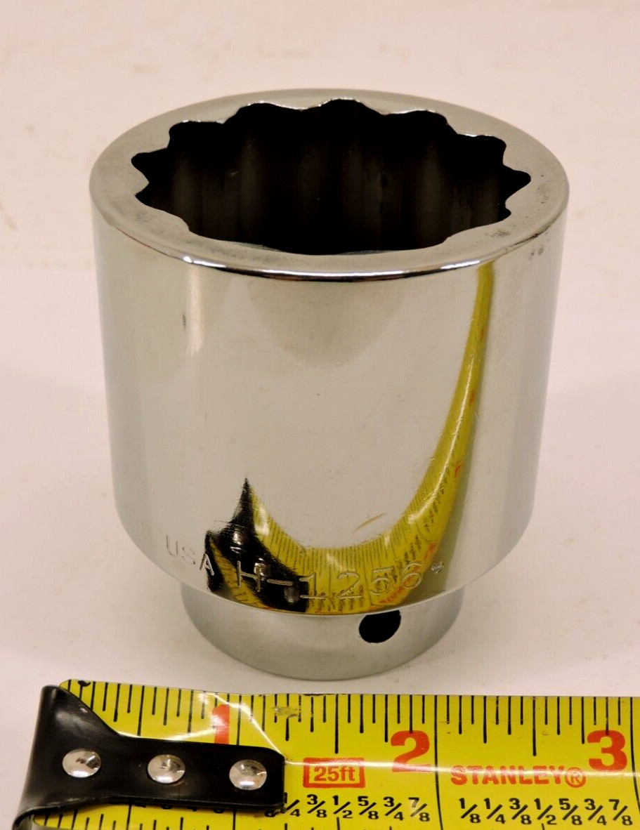 Williams Tools H-1256 3/4″ Drive 1-3/4″ 12-Point SAE Shallow Socket