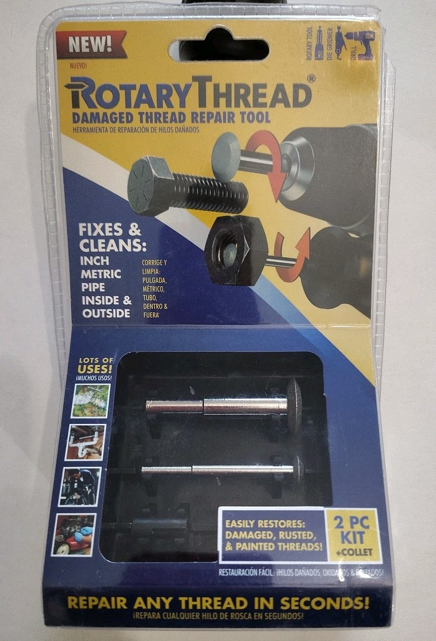 ROTARY THREAD Damaged Thread Repair Tool – Chase, Restore, Repair, and Clean FS