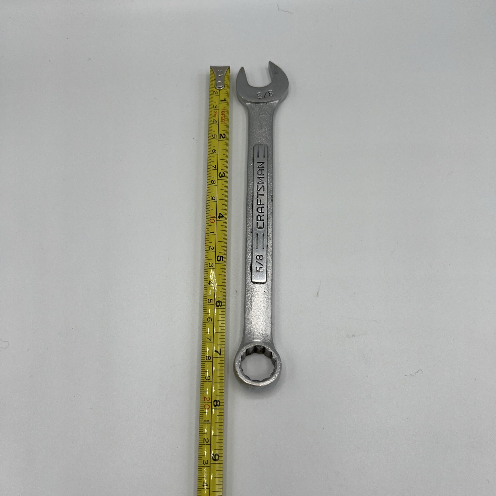 Vintage Craftsman 5/8″ Combination Wrench Open Box End Hand Tool SAE Made in USA