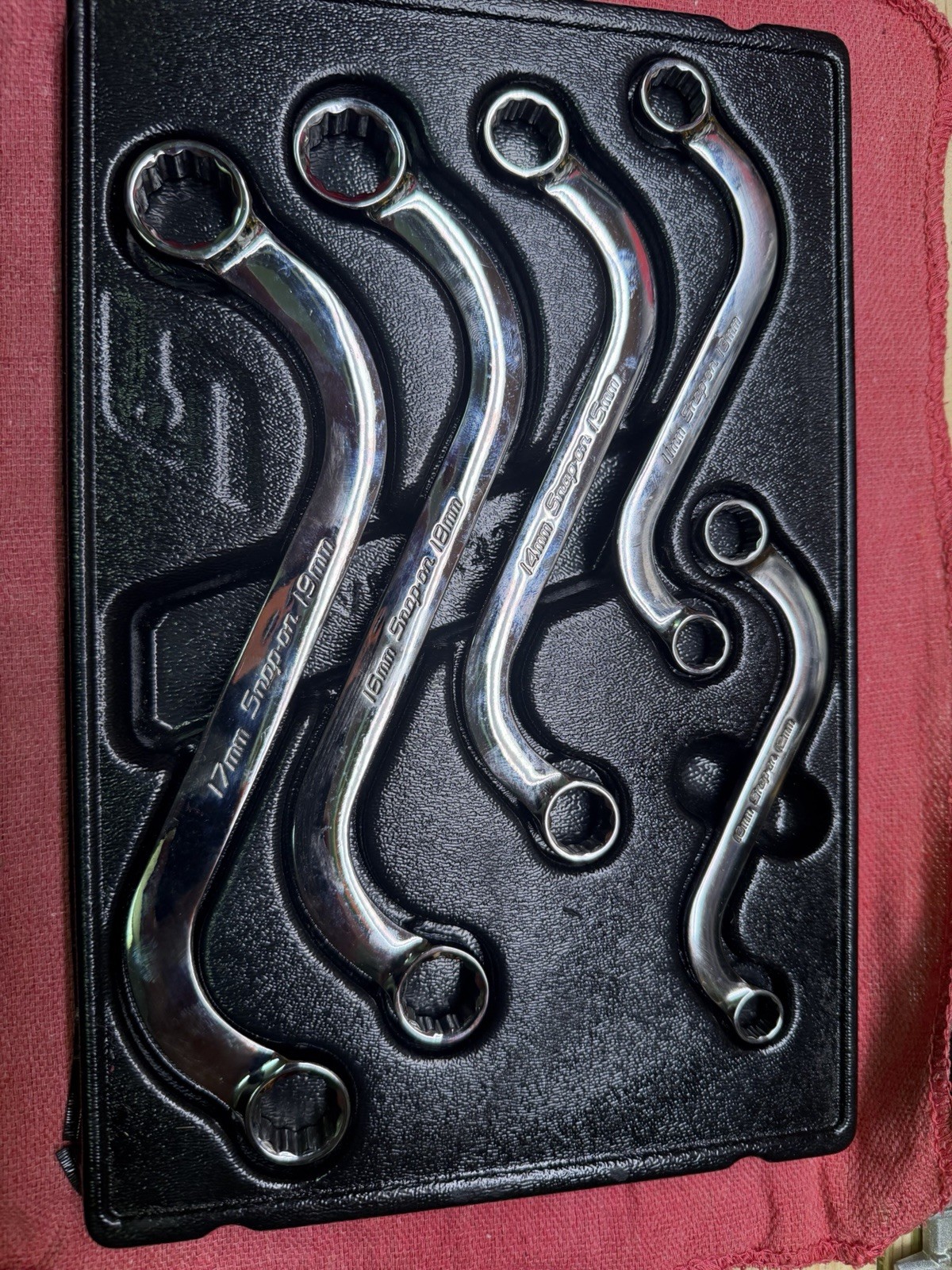 SNAP ON SBXM605 10 – 19 mm 12pt Box S-Shaped Obstruction Wrench Set