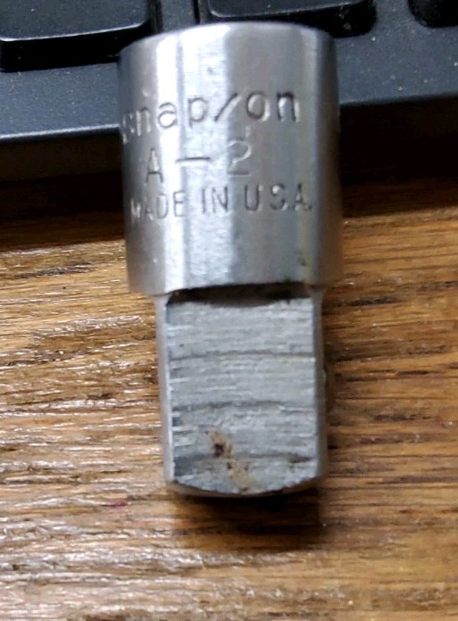 Vintage Snap-on A2 3/8” To 1/2″ Drive Socket Adapter USA Tools Woodworking
