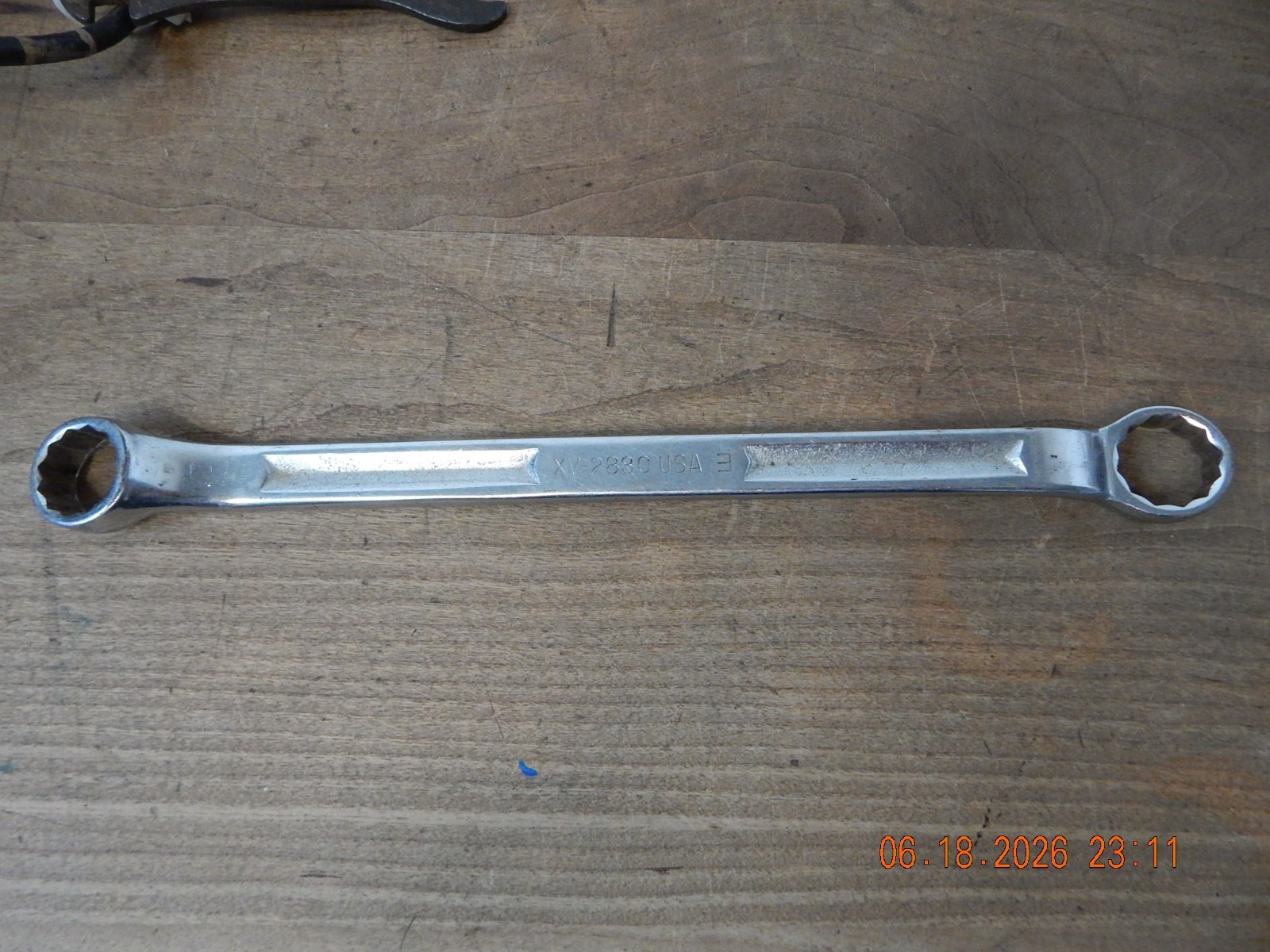 Snap On Box End Wrench XV-2830 12pt. SAE 7/8 x 5/16 Offset