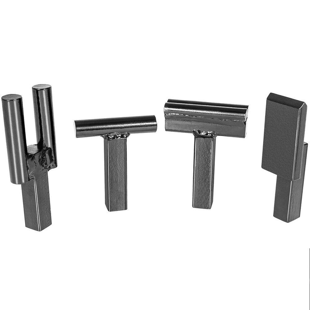 4Pcs 1 Inch Blacksmith Anvil Hardy Tool Set Creasing Stake Hot Cut Bottom Fuller