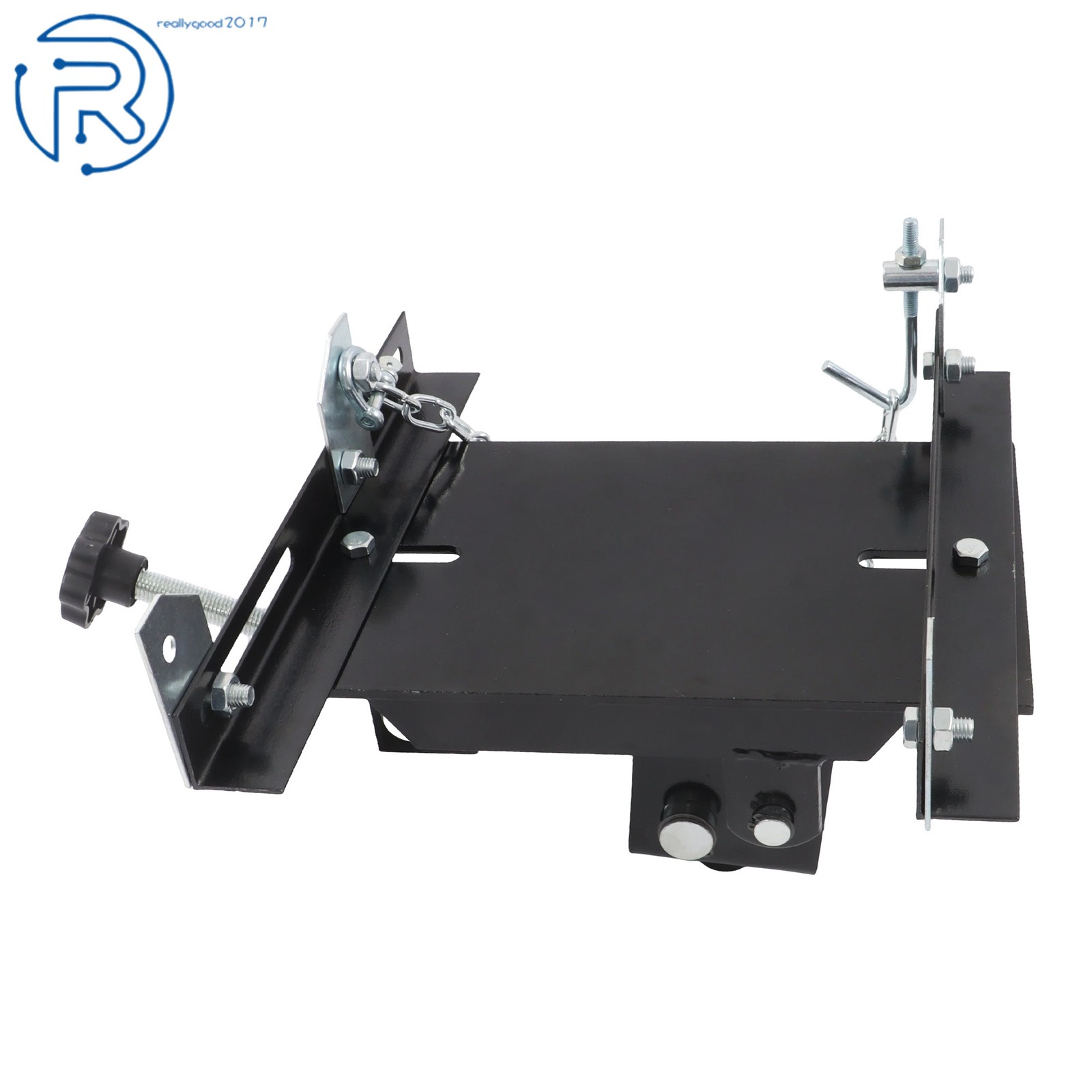 Transmission Floor Jack Adapter 1100lbs Capacity 1/2 Ton For Repair Tool Black