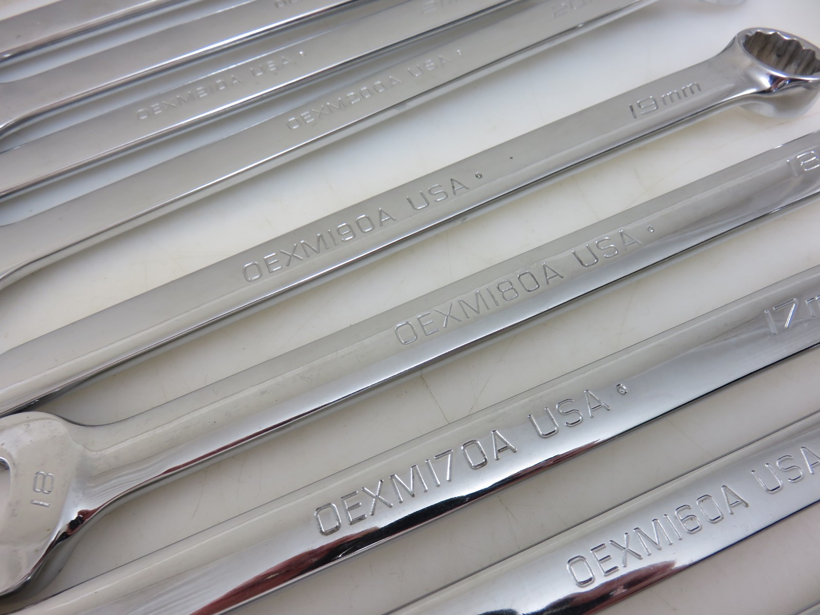 Snap-On METRIC OEXM Series Combination Wrench 14pc Set 10mm-22mm + 26mm