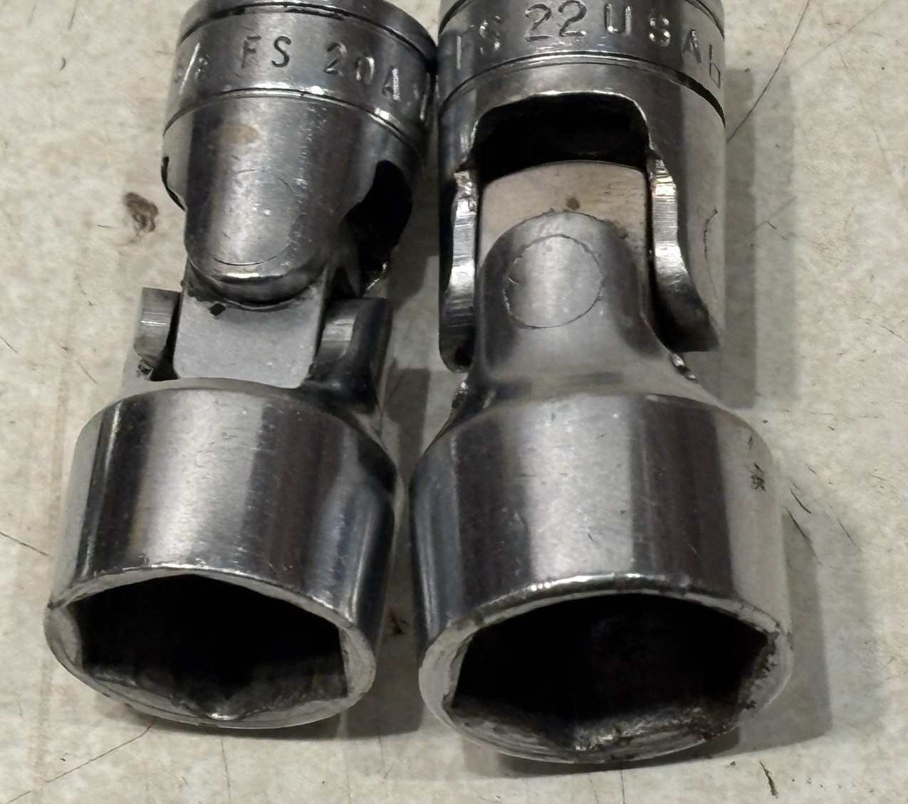 Snap-on 6pc 3/8″ Drive 6pt Swivel Socket FS14, FS16, FS18, FS20, FS22, FS24