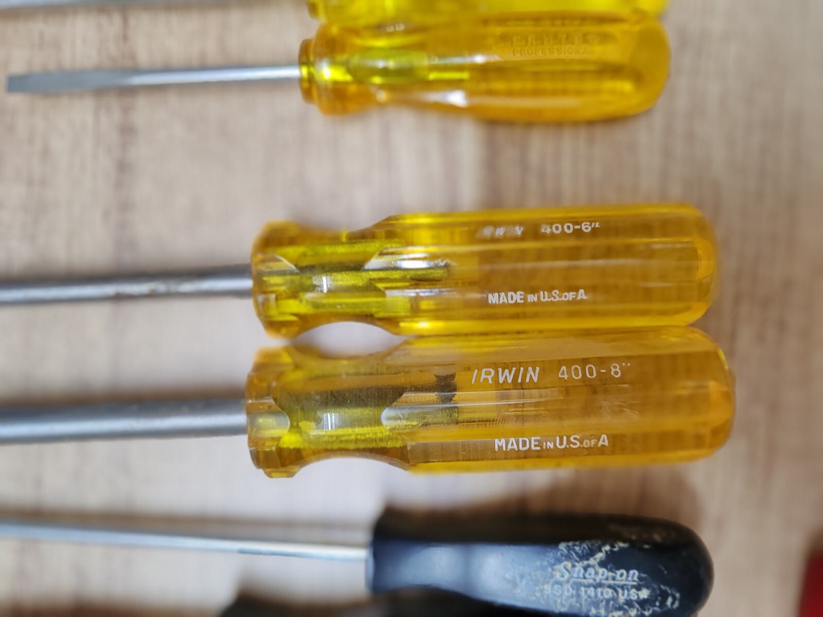 Screwdriver Proto Wiha Panzer Millers snap on Irwin Vintage New17 Pcs