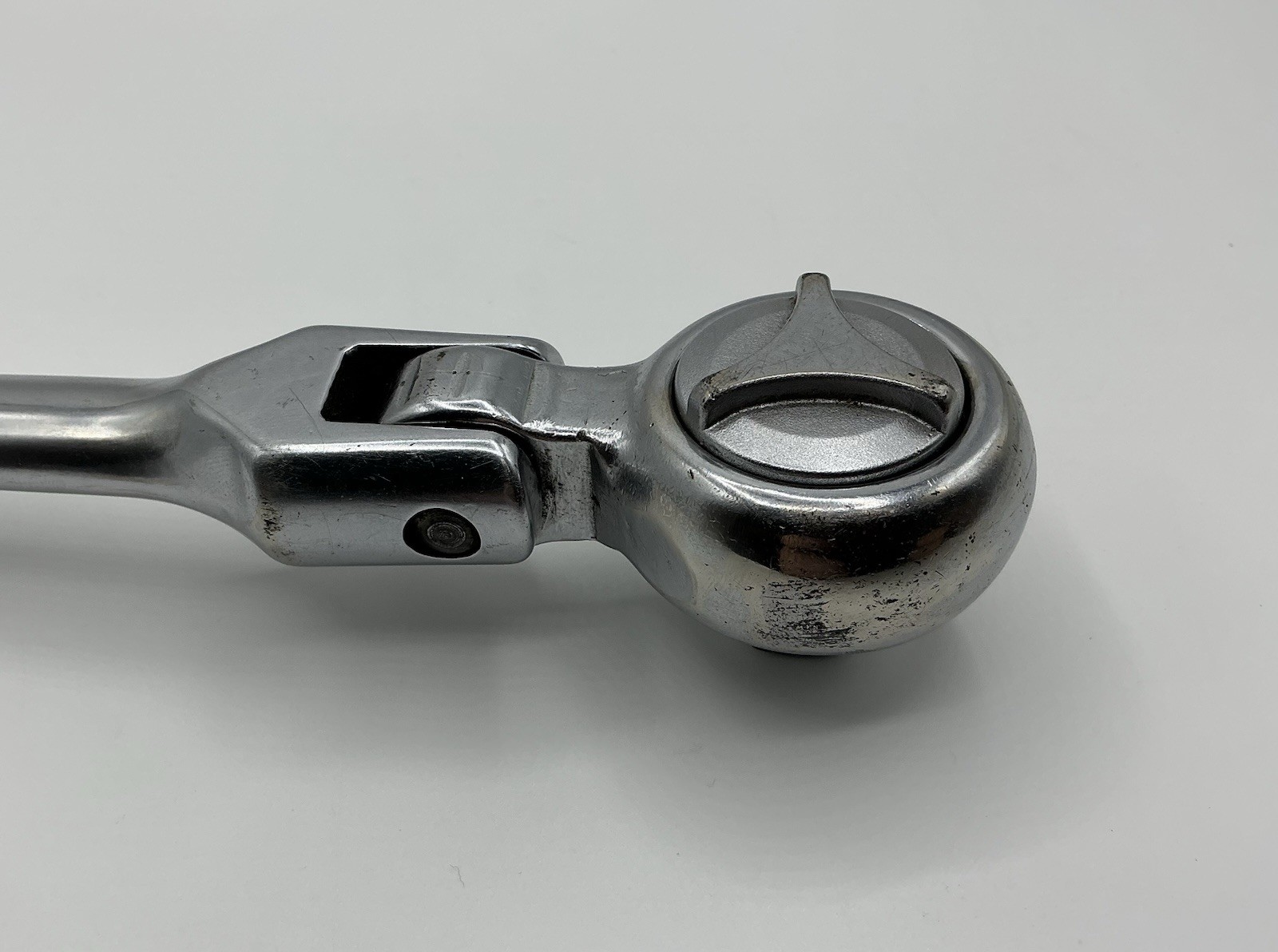 Vtg INDESTRO USA #3270 Indexing Flex Head 1/2” Drive Ratchet Just Serviced