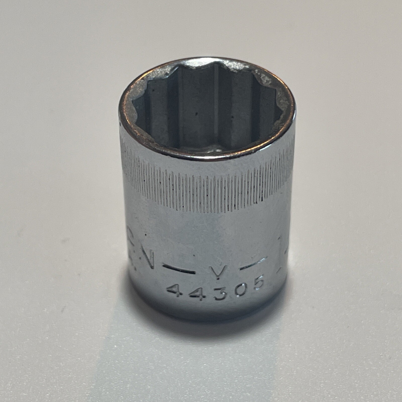 Vintage Craftsman -V-44305 Shallow Socket, 14mm, 3/8” drive, 12 point – USA