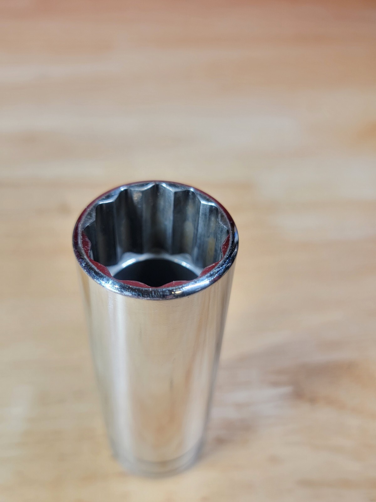 Snap-on Tools S281 7/8″ SAE 1/2″ Drive 12-Point Deep Chrome Socket