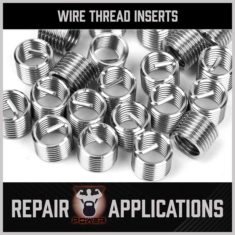 300PC Thread Repair Kit HSS Drill Helicoil Repair Kit SAE Metric Inch&MM W/Case