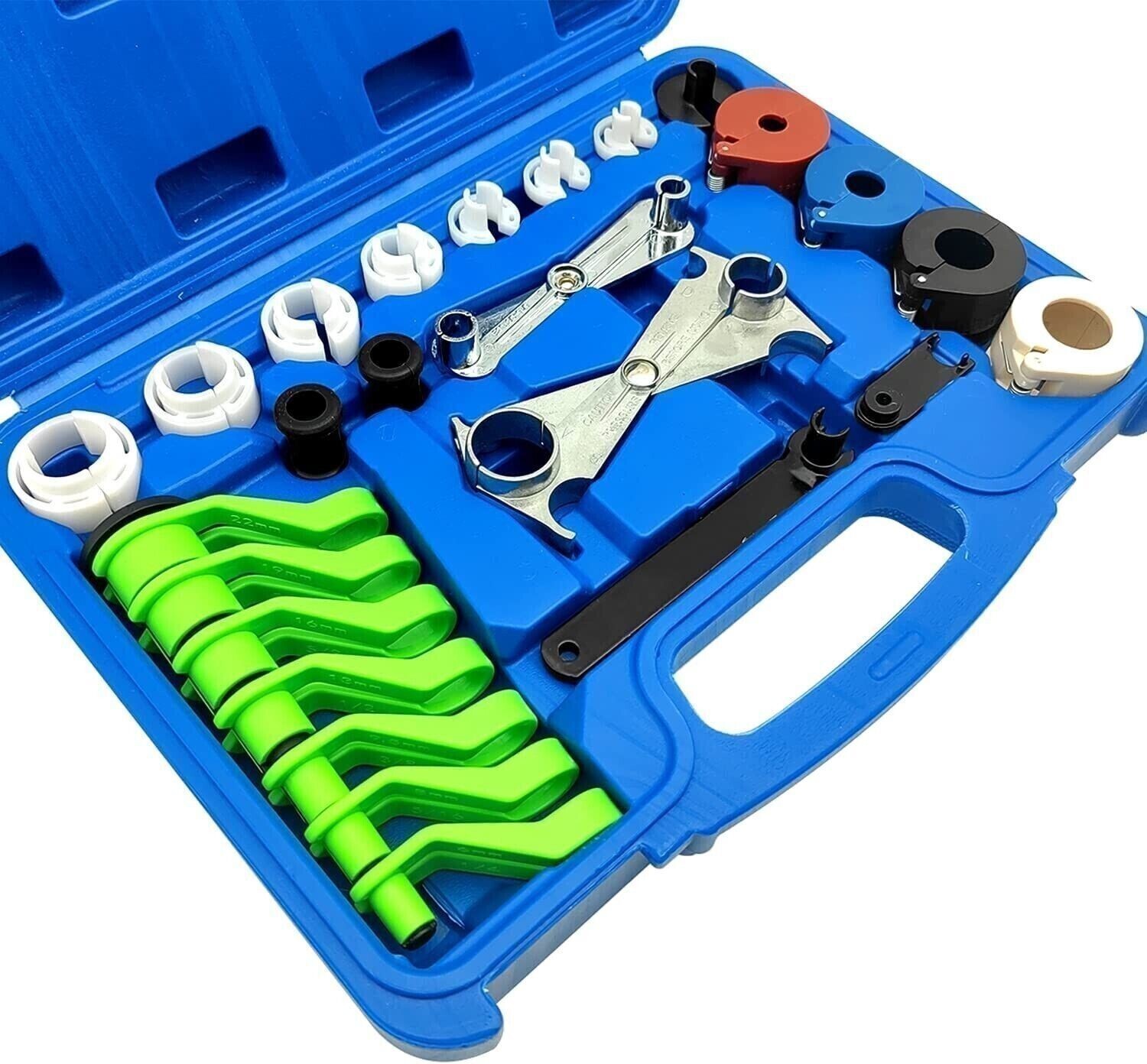 Line Disconnect Tool Kit for Mechanics Aluminum Alloy Plastic Blue Case