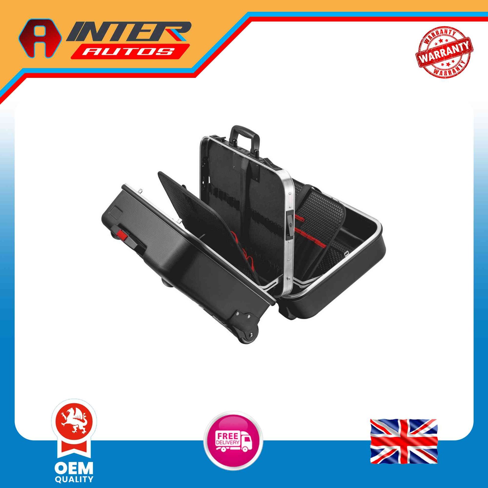 KNIPEX 00 21 41 LE Tool Case «BIG Twin Move», Empty, 290mm 23616 23616
