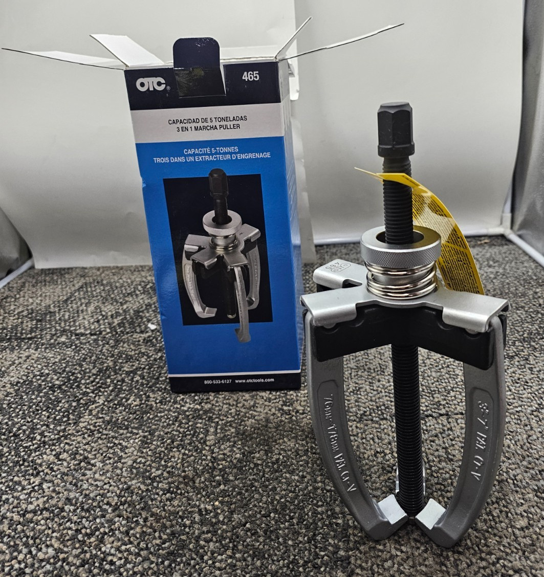 OTC 465 5-Ton GripLock Puller – 3-in-1 Gear Puller, 5-1/2″ Maximum Reach