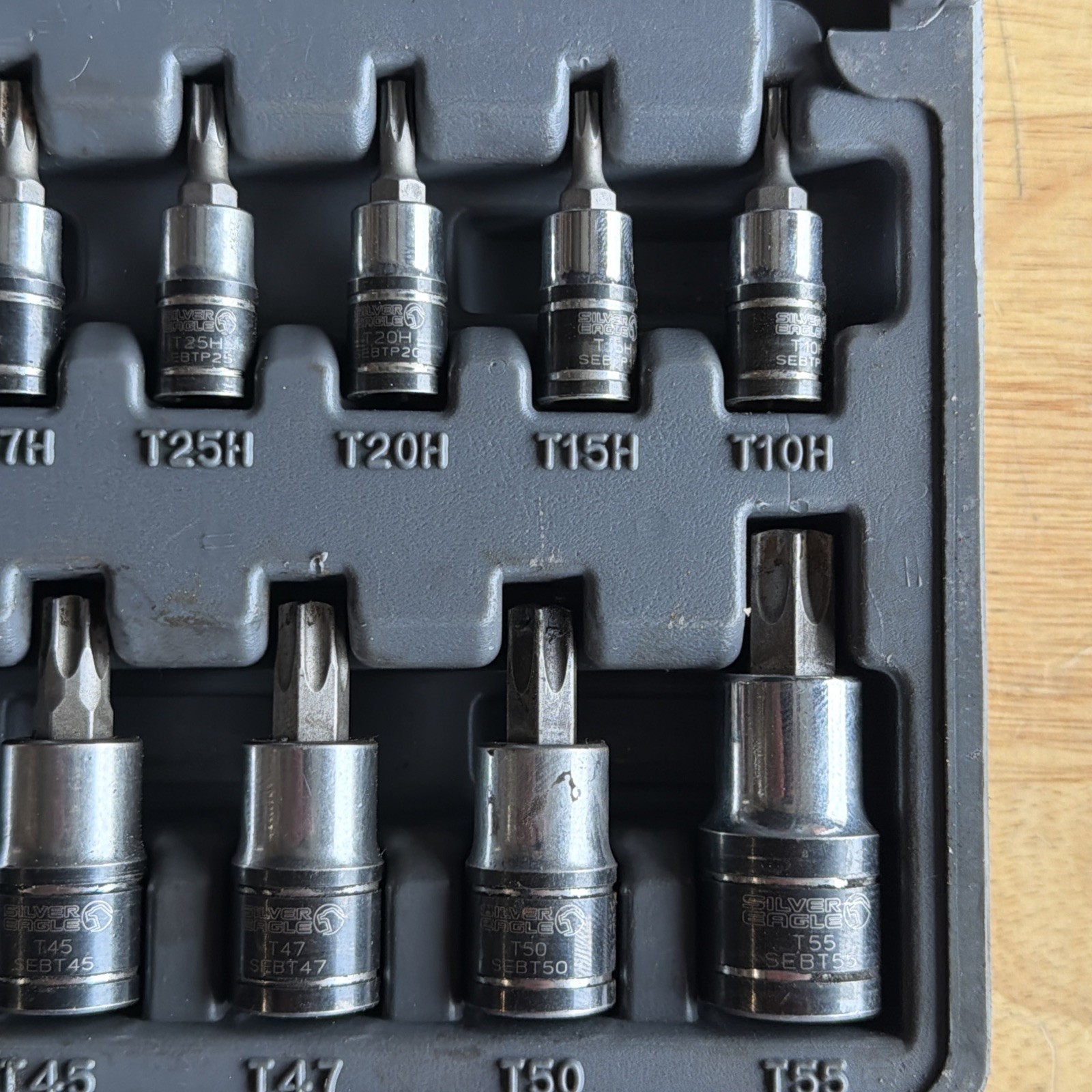 Matco Silver Eagle Torx Regular Tamper Proof Bit Driver Socket Set SBS23SE READ!