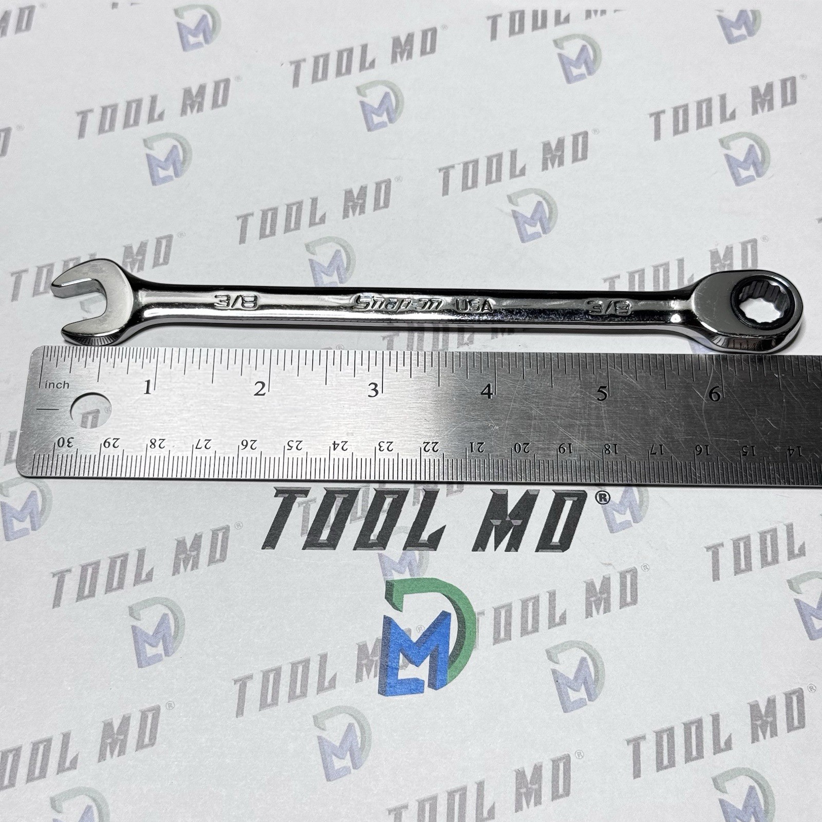 Snap-on Tools USA NOS 3/8″ SAE 0° Non-Reversing Ratcheting Combo Wrench OXR12A
