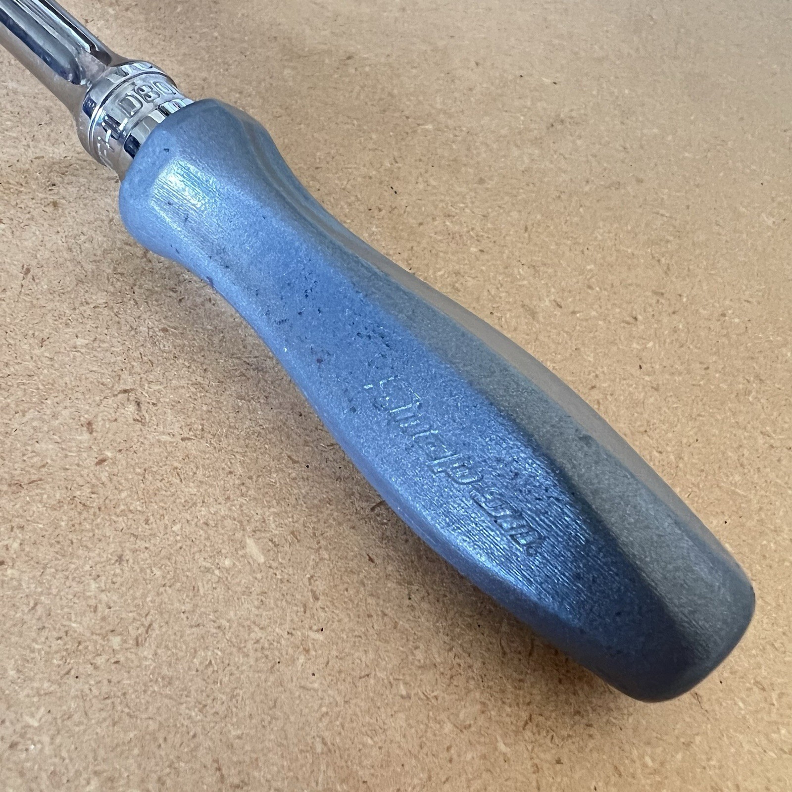 Snap-on Tools USA 3/8″ Drive Gray Hard Handle Long Ratchet FHLD80
