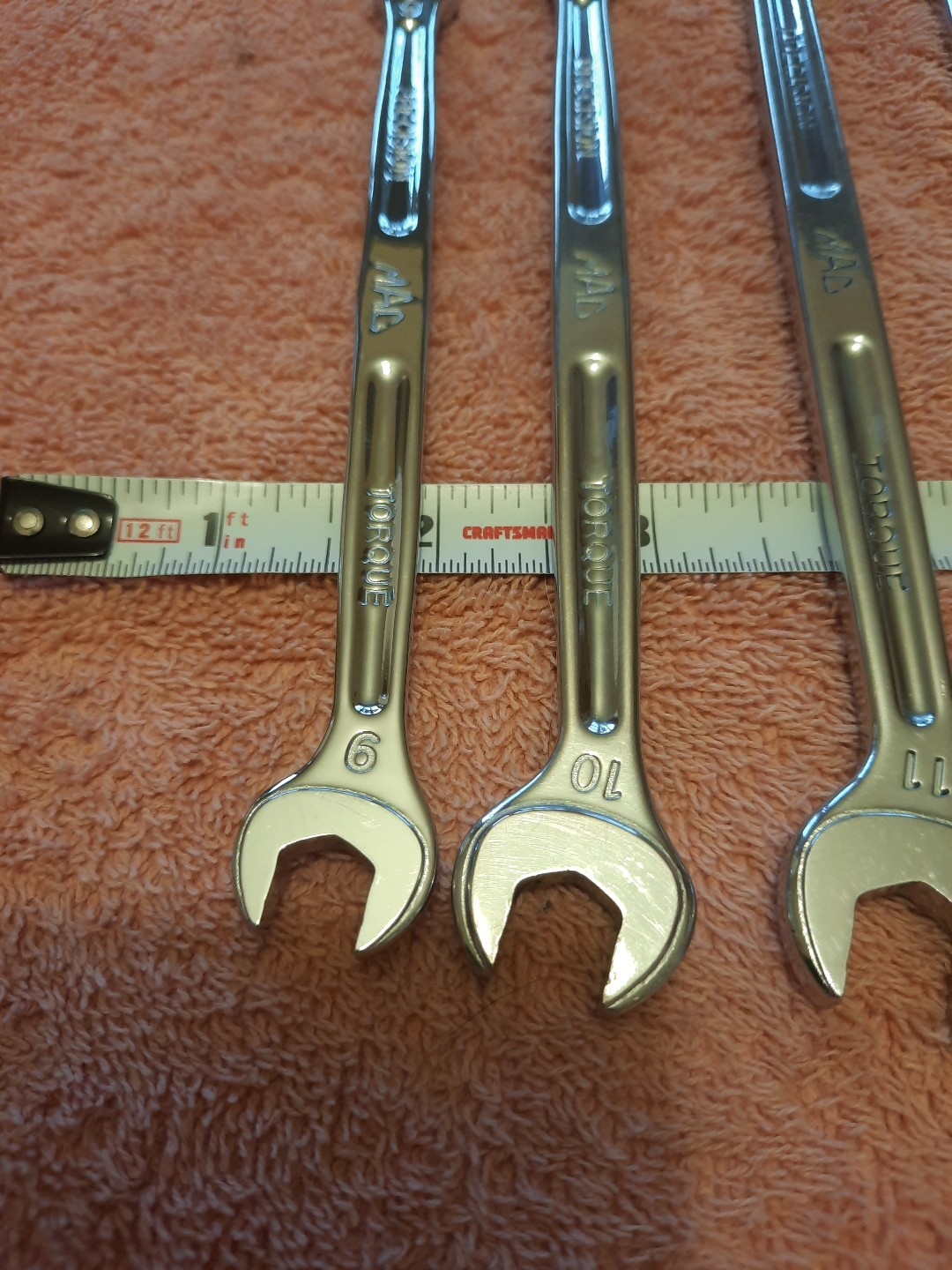 Mac Tools Precision Torque 9 Mm 10 Mm 11 Mm And 12 Mm Combination Wrenches