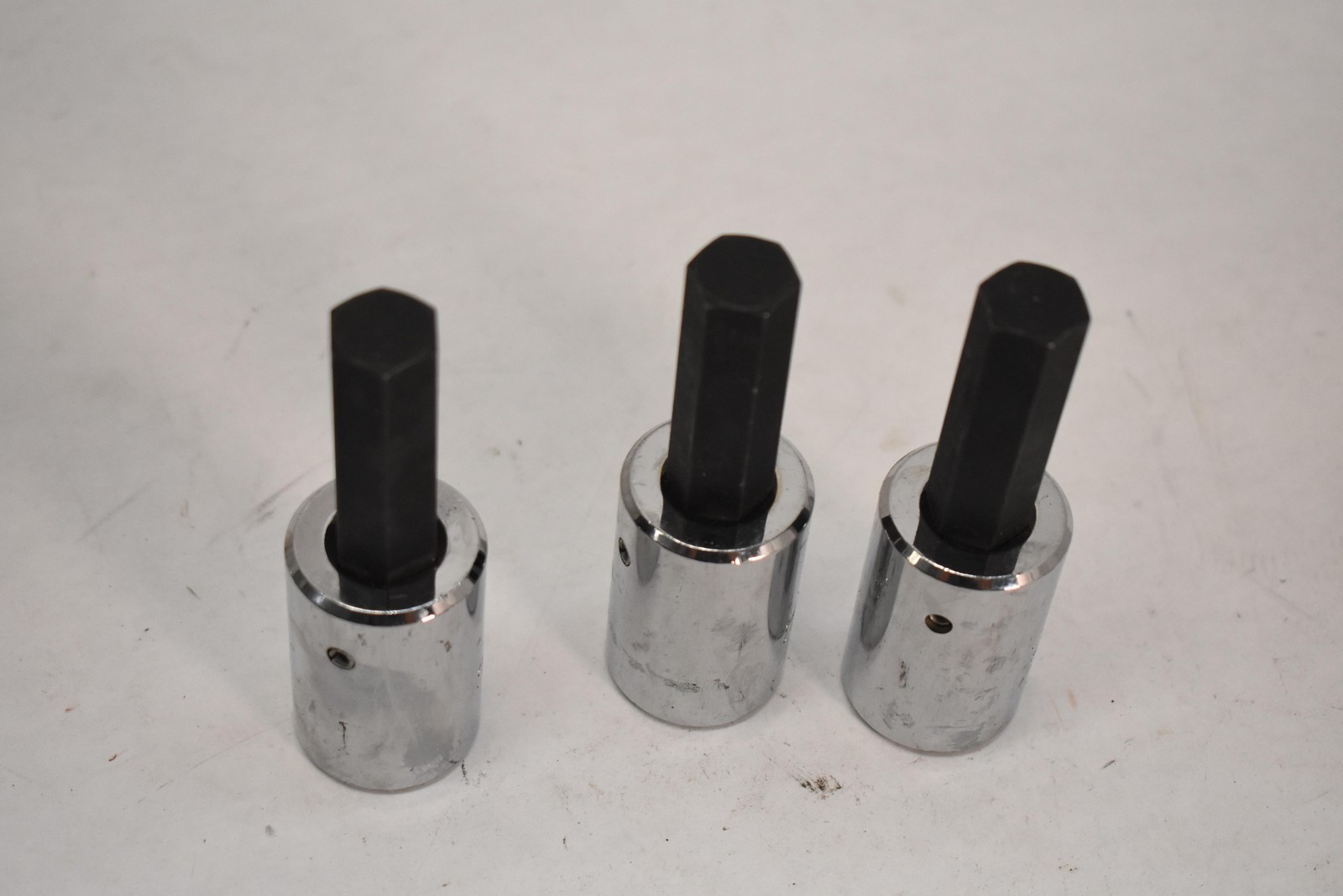 Proto 5441-5/8 5/8 In Hex Bit Chrome Sockets 1/2in Drive USA Tool 3 Piece