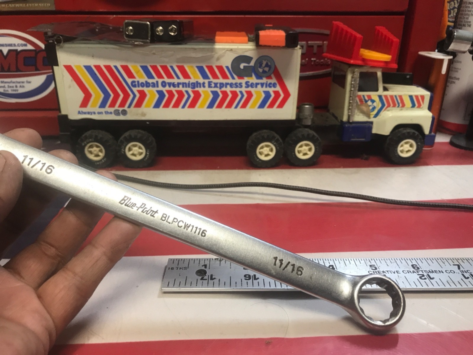 Blue point tools wrench 11/16” satin finish BLPCW1116 RRRR