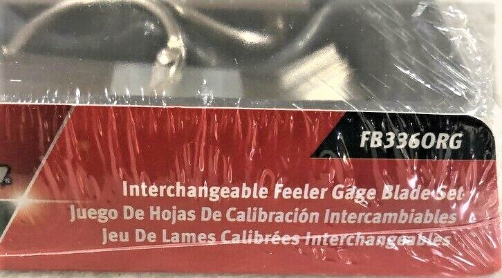*NEW* SNAP-ON Feeler Gauge SET 82 pcs Straight, Step & 45° *ORANGE HANDLE* FB336