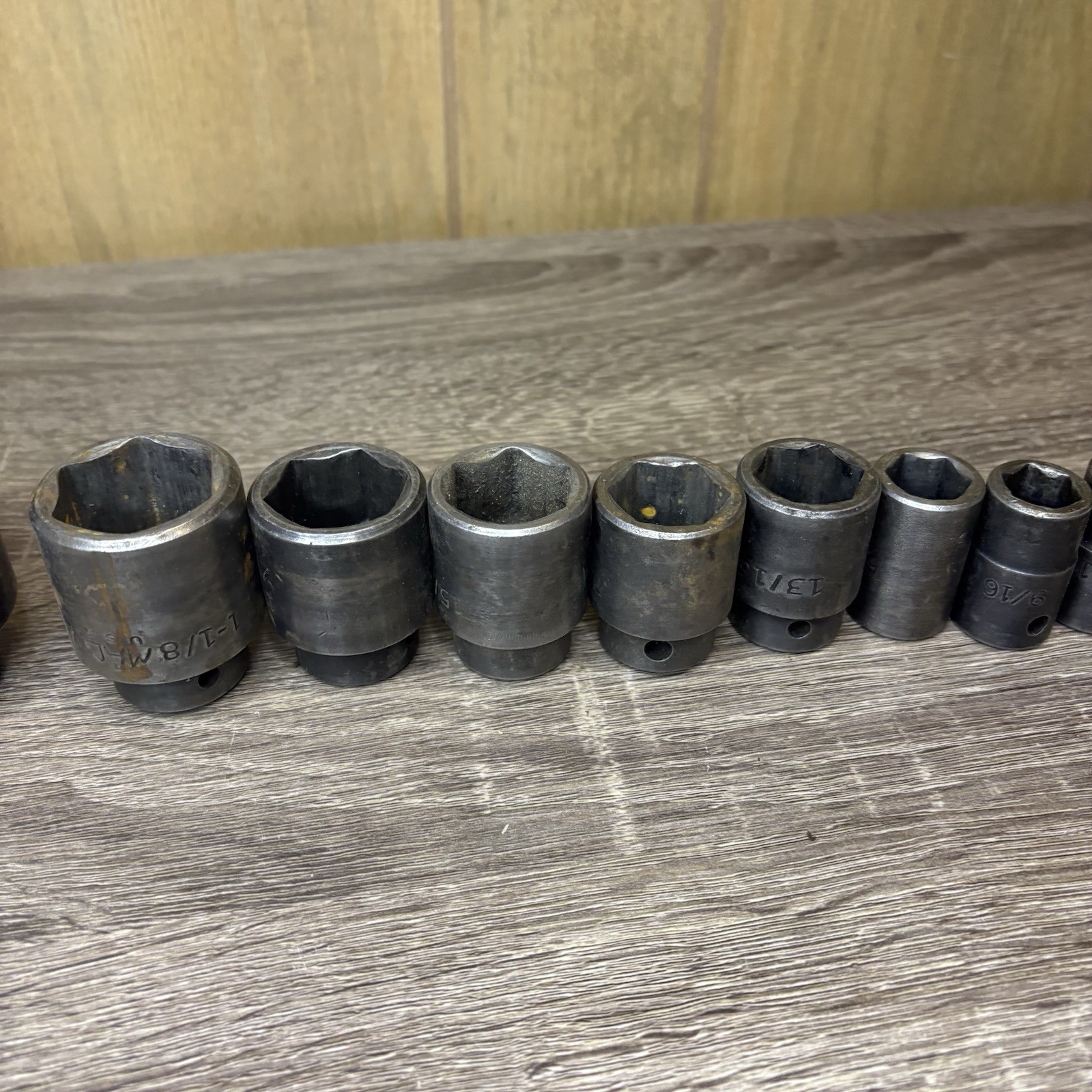 MAC Tools 1/2″ Drive SAE Impact Socket Set VP- SERIES 3/8”~1-1/8” 3/4” Dr 1-1/2”