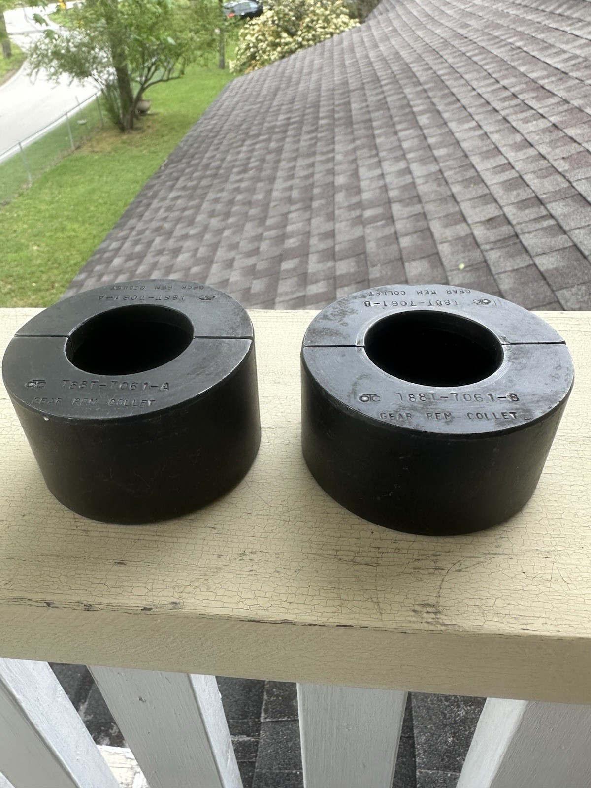 FORD ROTUNDA OTC TOOL T88T-7061-A and B (both pairs) GEAR REMOVAL COLLET HALVES