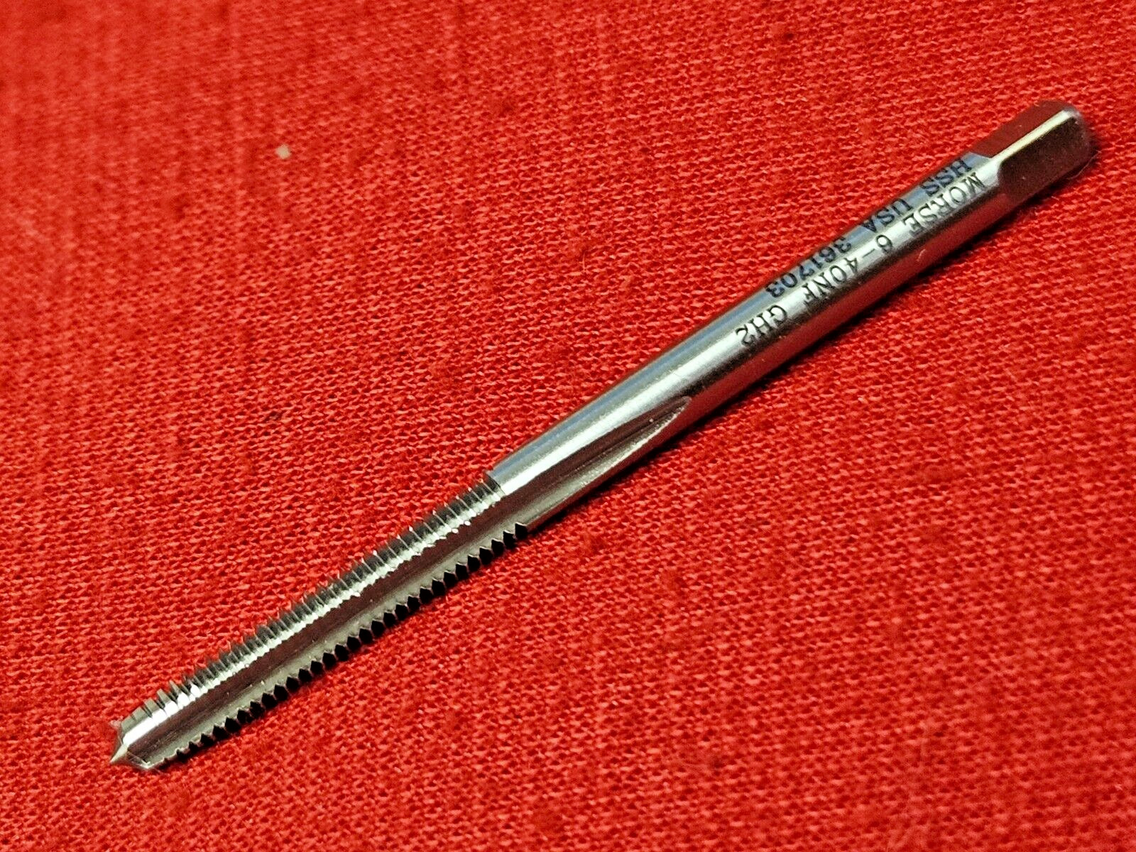 6-40 3 FL Plug Hand Tap Irwin Hanson 1120 USA Carbon steel