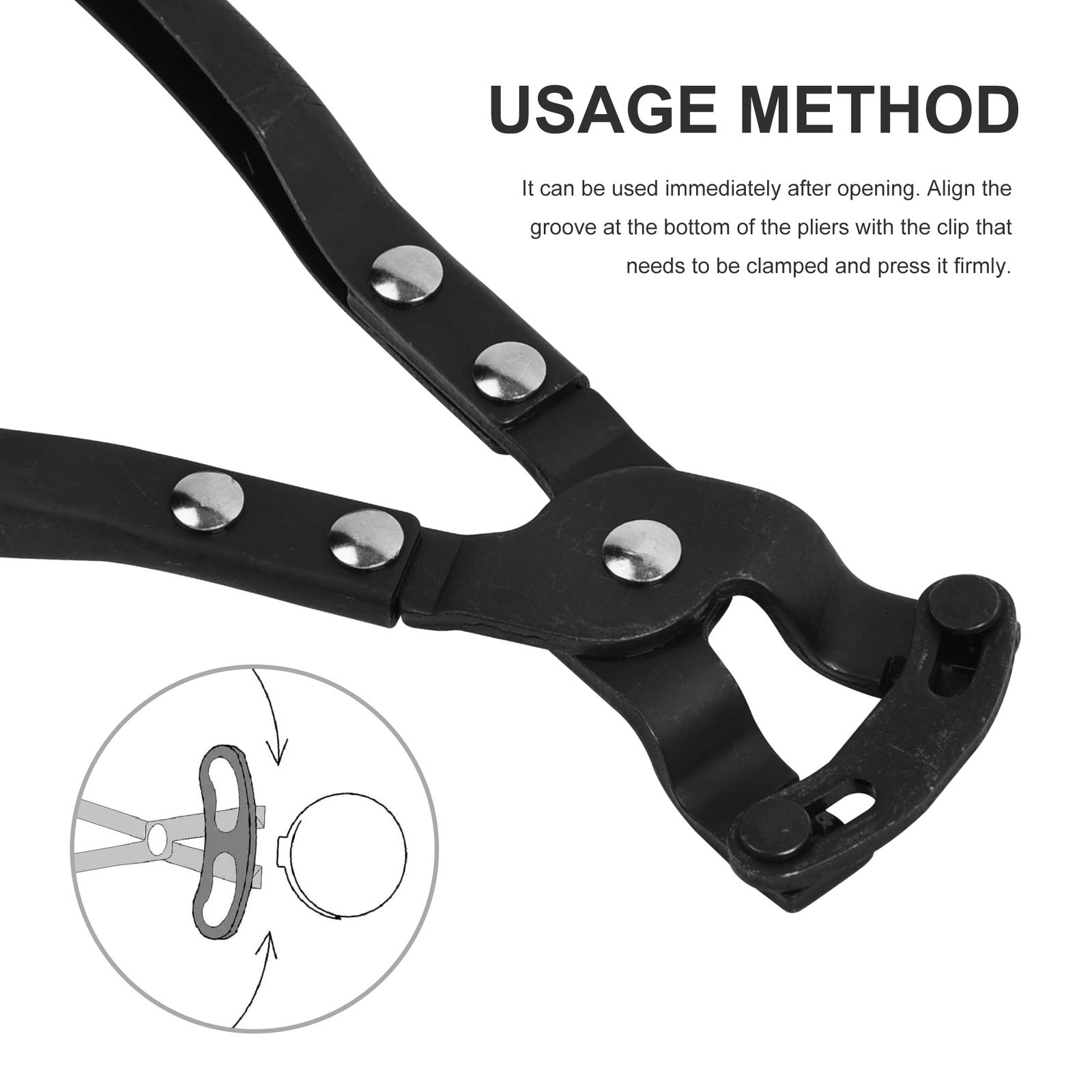 16.8″ Offset CV Joint Boot Clamp Plier Crimping Plier,Ear Type for Hard-to-Reach