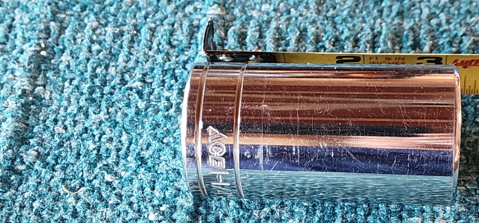Preowned ACE Hardware 1-1/4″ Deep Chrome Socket 12-Point, 1/2″ Drive! Nice!