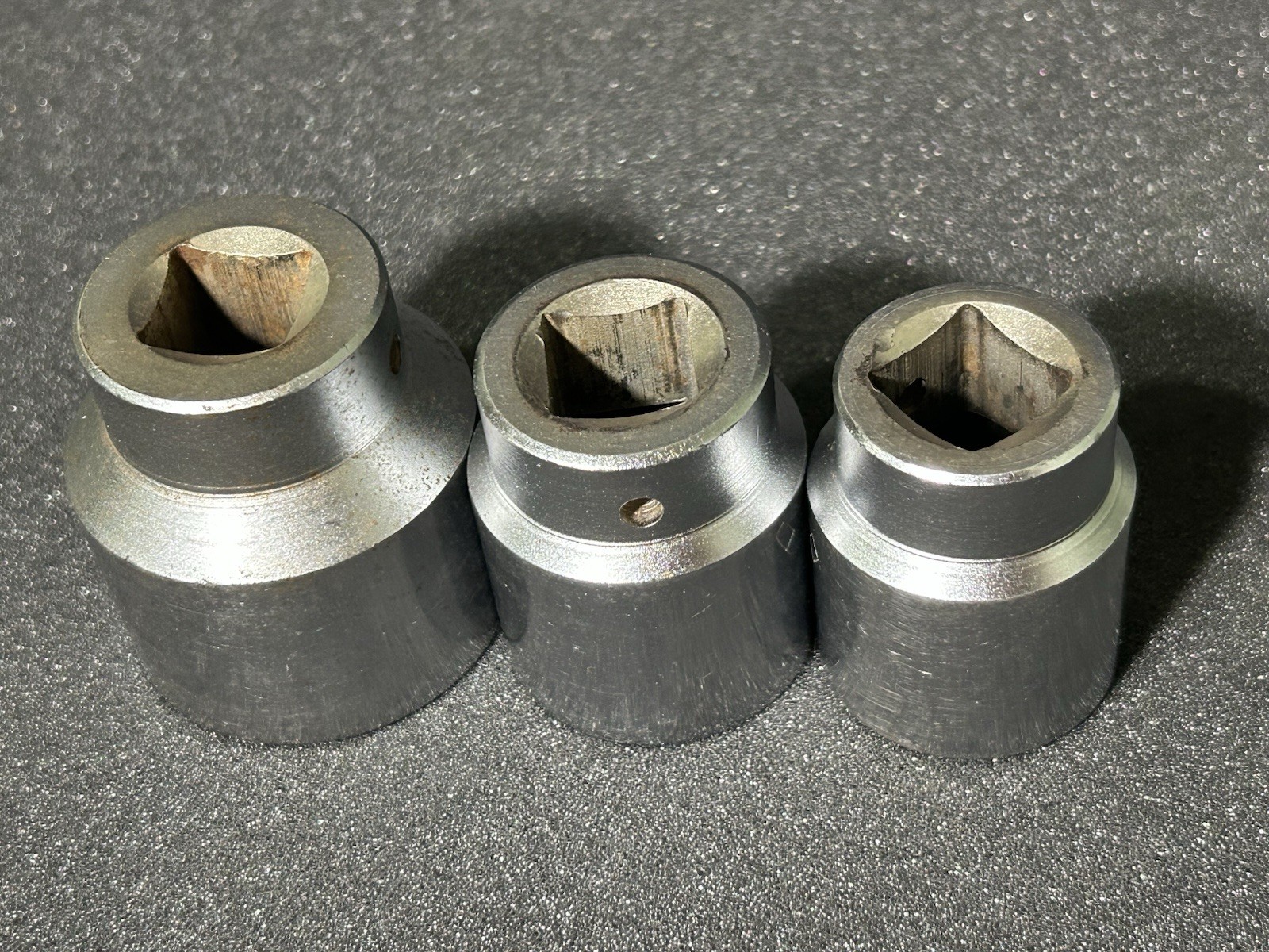 Lot of 3 WRIGHT 3/4″ Drive 12 Pt Sockets – 6156 1-3/4″ 6146 1 7/16” 6140 1 1/4”