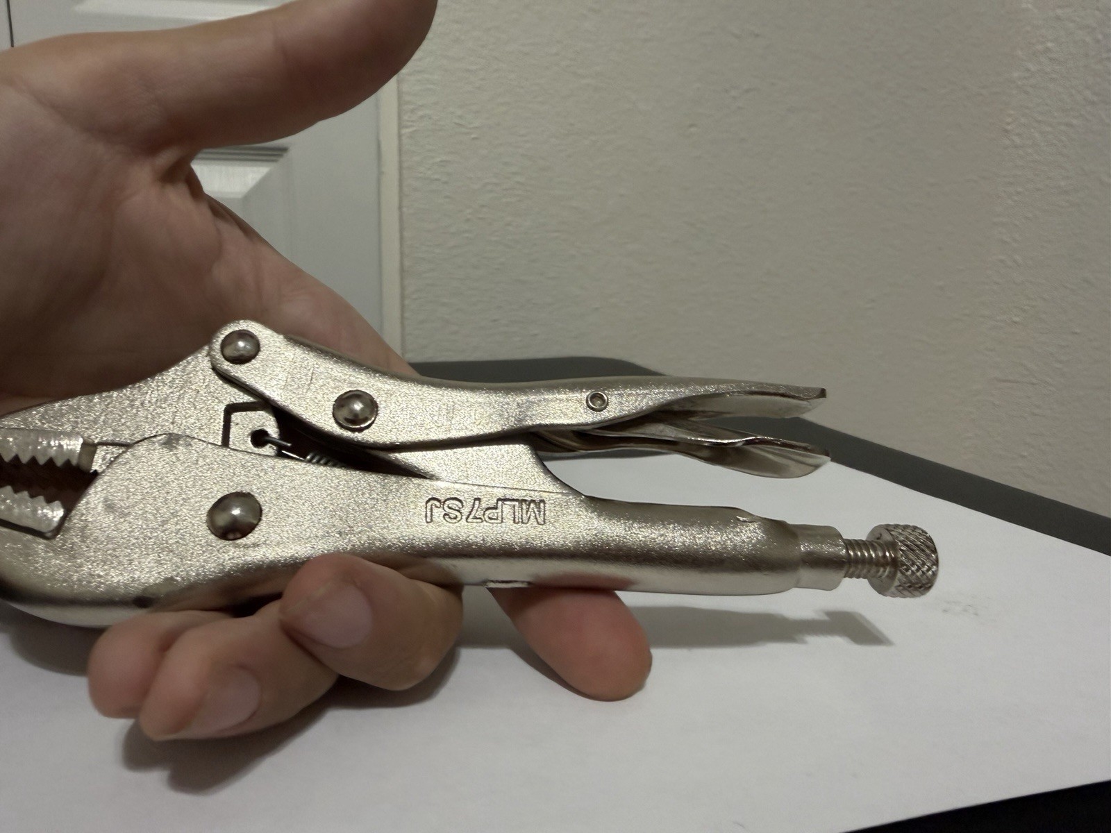 MAC TOOLS MLP7SJ 7″ Straight Jaw Locking Pliers Vice Grip Free Shipping