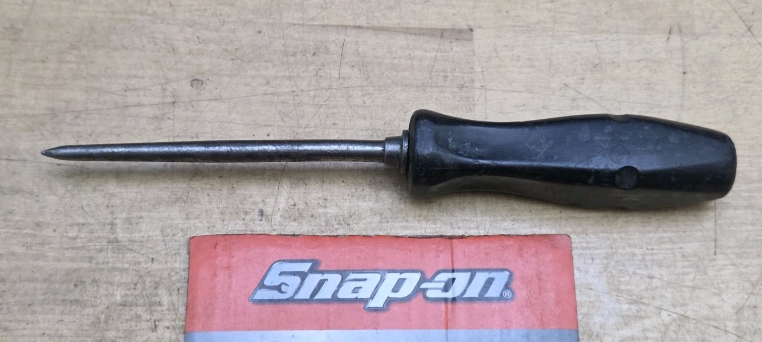 Snap On 5ASAA – 4″ Long Blade Black Hard Handle Awl
