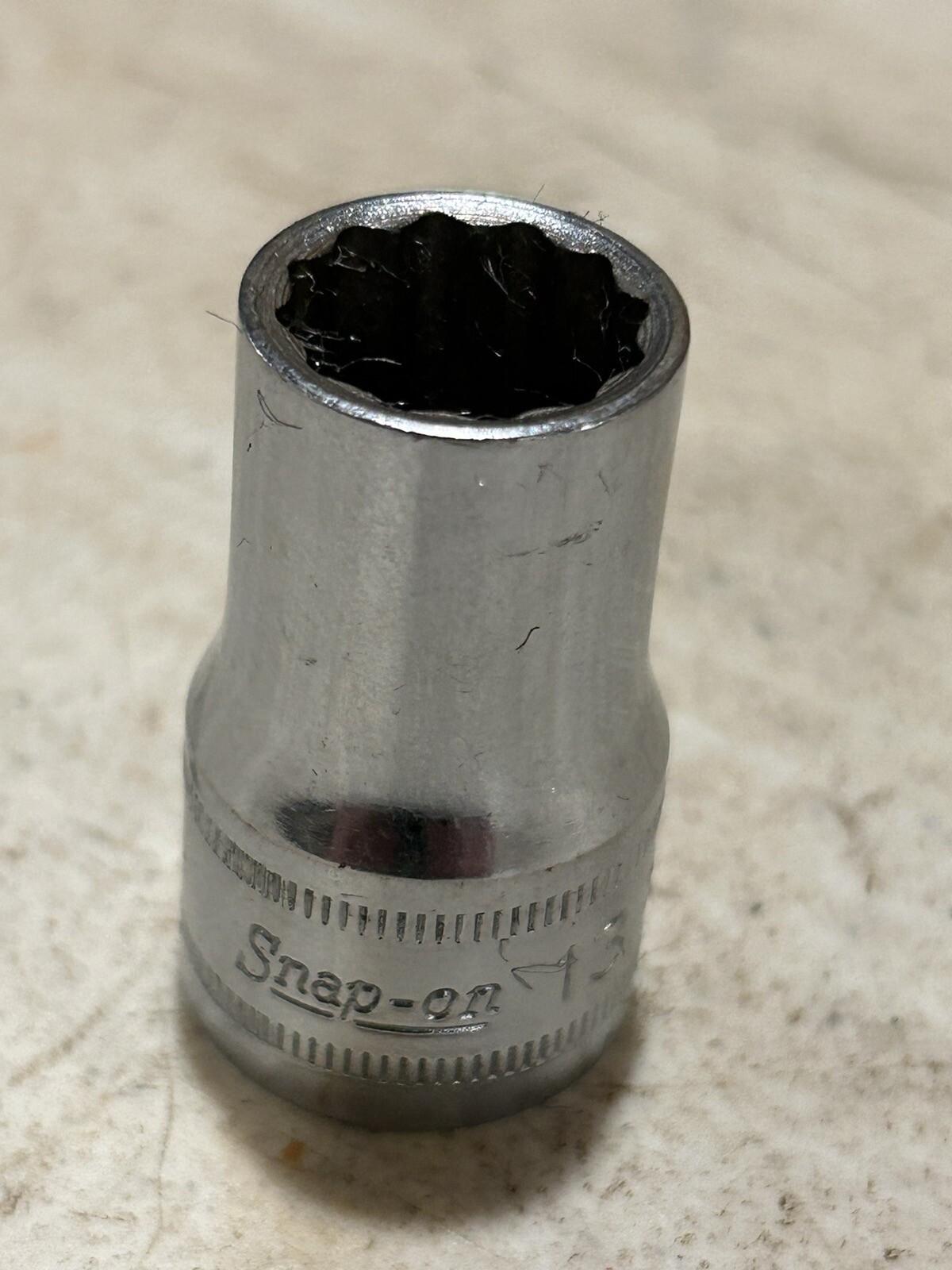 Snap-on Tools USA 1/2″ Drive 13mm Metric 12-POINT Shallow Socket SWM131