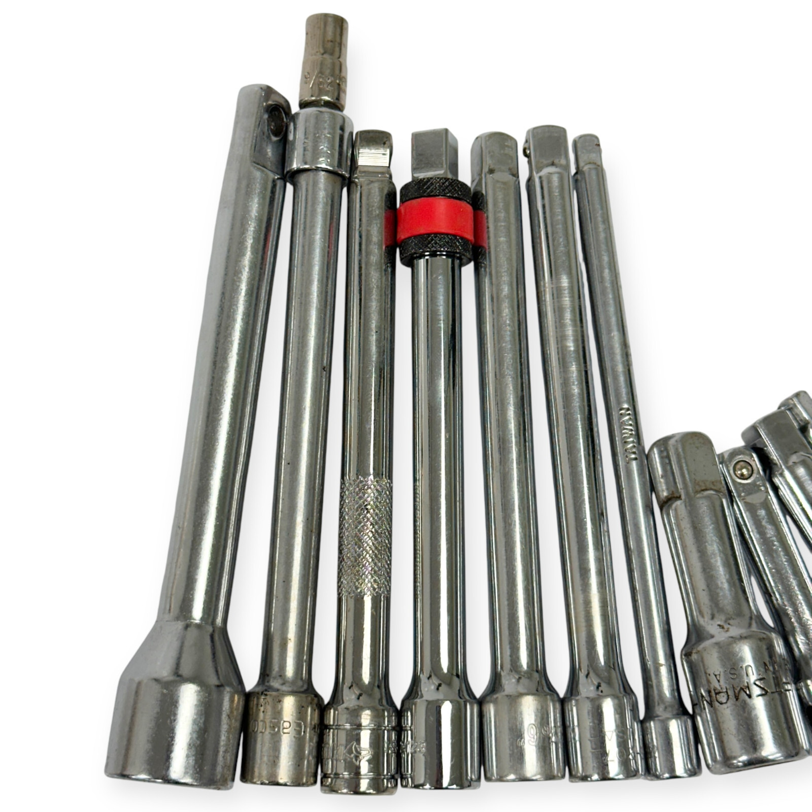 Craftsman, Husky and Assorted 3, 6, 7 in, 3/4, 3/8 in Extension Bar Set, 11 pcs